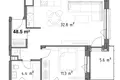 Appartement 2 chambres 54 m² Riga, Lettonie
