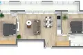 3 room apartment 87 m² Klaipėda, Lithuania