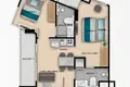 Mieszkanie 2 pokoi 54 m² Rawai, Tajlandia