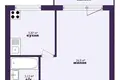 Apartamento 1 habitación 30 m² Minsk, Belarús