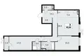 Appartement 3 chambres 87 m² Moscou, Russie