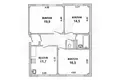 Квартира 3 комнаты 76 м² Кобрин, Беларусь