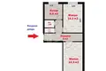 Appartement 2 chambres 47 m² Pliechtchanitsy, Bélarus