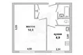 Apartamento 1 habitación 34 m² Brest, Belarús