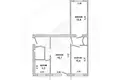 Mieszkanie 3 pokoi 56 m² Brześć, Białoruś