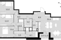 Apartamento 3 habitaciones 116 m² Moscú, Rusia