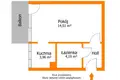 Appartement 1 chambre 27 m² Lodz, Pologne