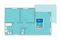 Квартира 3 комнаты 87 м² Provodina, Черногория