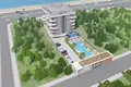 Kompleks mieszkalny New residential complex with swimming pools, a gym and a parking on the seafront, Kestel, Alanya, Türkiye