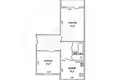 2 room apartment 56 m² Kobryn, Belarus