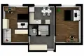 Apartamento 2 habitaciones 54 m² Praga, Chequia
