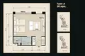 Apartment 30 m² Ban Bang Thao, Thailand