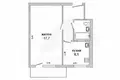 Apartamento 1 habitación 30 m² Brest, Belarús