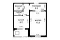 Mieszkanie 1 pokój 40 m² Mińsk, Białoruś