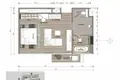 Condo z 1 sypialnią 39 m² Choeng Thale, Tajlandia