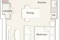 Studio 1 chambre 62 m² Doubaï, Émirats arabes unis