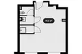 Office 42 m² in Moscow, Russia