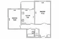Wohnung 2 zimmer 54 m² Muchaviecki sielski Saviet, Belarus