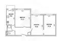 Квартира 3 комнаты 51 м² Жабинка, Беларусь