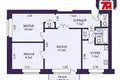 Wohnung 3 zimmer 54 m² Minsk, Belarus