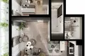 Apartamento 1 habitacion 36 m² Budva, Montenegro