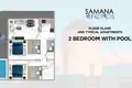 Apartamento 2 habitaciones 121 m² Dubái, Emiratos Árabes Unidos