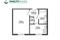 1 room apartment 25 m² Baranavichy, Belarus