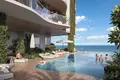 Complexe résidentiel New waterfront complex The Pier Residences with swimming pools close to Downtown Dubai, Dubai Maritime City, Dubai, UAE