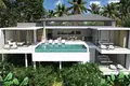 Kompleks mieszkalny New complex of villas with swimming pools 3 minutes away from a golf course and close to Maenam Beach, Samui, Thailand