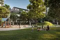 Residential complex New Park Lane Residence with a swimming pool and green areas, Dubai Hills, Dubai, UAE