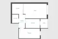 Wohnung 3 zimmer 45 m² Warschau, Polen