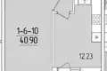 1 room apartment 41 m² Odesa, Ukraine