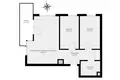 2 bedroom apartment 48 m² Warsaw, Poland