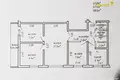 4 room apartment 57 m² in Minsk, Belarus
