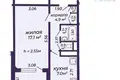 Appartement 1 chambre 33 m² Minsk, Bélarus