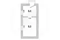 Maison 15 m² Muchaviecki sielski Saviet, Bélarus
