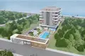 Kompleks mieszkalny New residential complex with swimming pools, a gym and a parking on the seafront, Kestel, Alanya, Türkiye