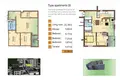 Appartement 2 chambres 54 m² Tivat, Monténégro