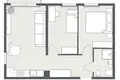 3 room apartment 52 m² Klaipėda, Lithuania