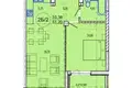 Квартира 2 комнаты 51 м² Минск, Беларусь