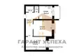 Mieszkanie 2 pokoi 56 m² Muchaviecki sielski Saviet, Białoruś