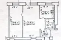 2 room apartment 41 m² Homyel, Belarus