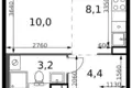 1 room studio apartment 26 m² Leninsky District, Russia