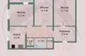 Mieszkanie 3 pokoi 75 m² Mińsk, Białoruś
