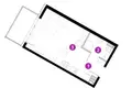 Wohnung 1 zimmer 26 m² Danzig, Polen