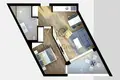 Mieszkanie 1 pokój 53 m² Becici, Czarnogóra