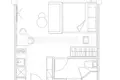 Appartement 1 chambre 34 m² Rawai, Thaïlande