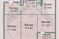 3 room apartment 78 m² Minsk, Belarus