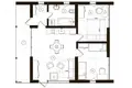 3 room house 80 m² Vityazevo, Russia