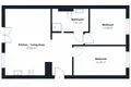 3 room apartment 69 m² in Warsaw, Poland